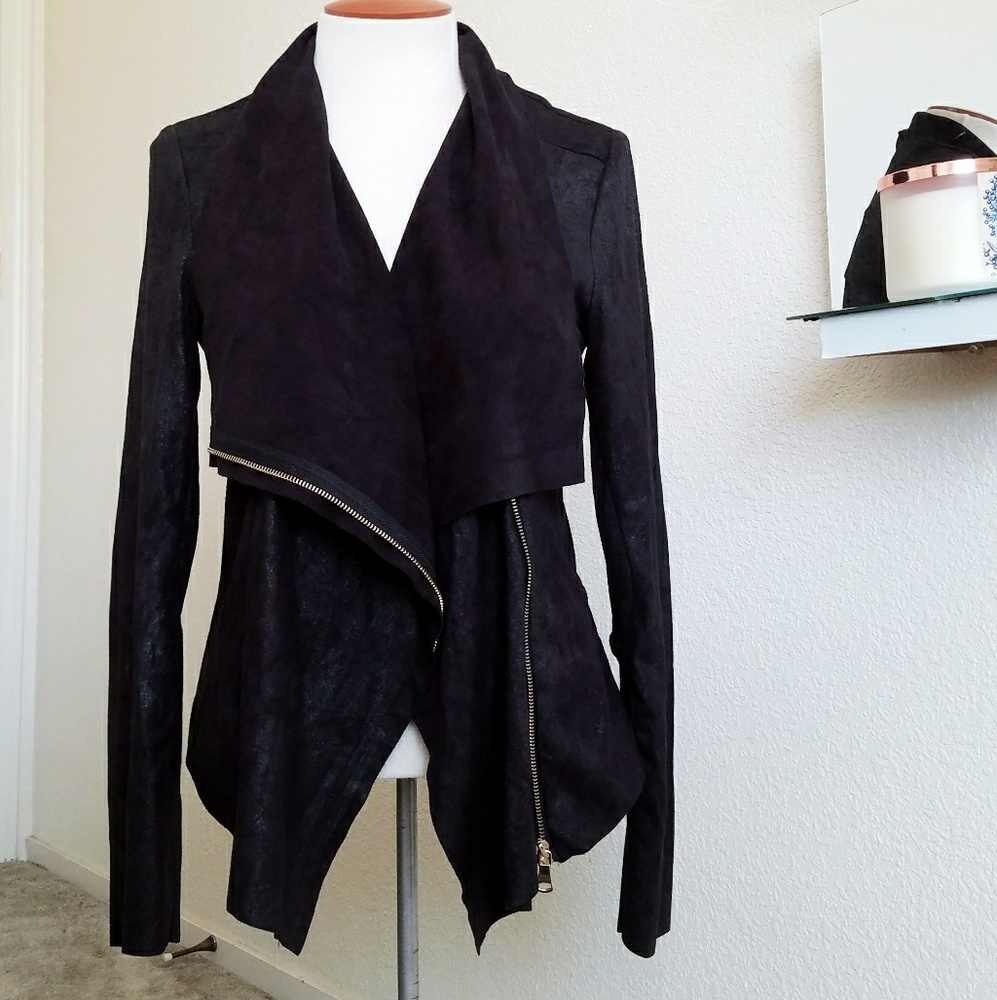 Zara Faux leather jacket